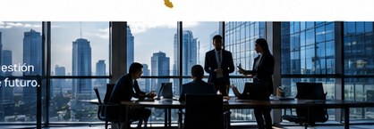 Profesionales trabajando en oficinas
